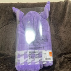 吸水速乾フード付きバスポンチョの画像