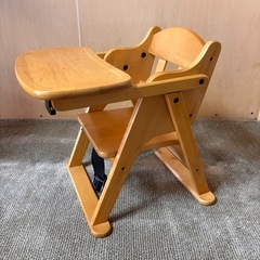 澤木木工所　ベビーチェア　ローチェア　ライトブラウンの画像