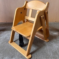 澤木木工所　ベビーチェア　ローチェア　ライトブラウンの画像