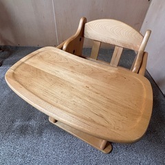 澤木木工所　ベビーチェア　ローチェア　ライトブラウンの画像