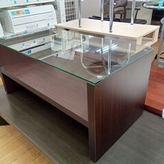 ★リユースのサカイつくば店★TK7741  ローテーブル ダークブラウン H42×D45×W90 クリーニング済みの画像