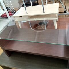 ★リユースのサカイつくば店★TK7741  ローテーブル ダークブラウン H42×D45×W90 クリーニング済みの画像