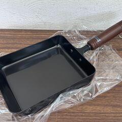 【お売りします】未使用 和平フレイズ 匠弥 鉄 木柄玉子焼 フライパン 14 x 18㎝の画像