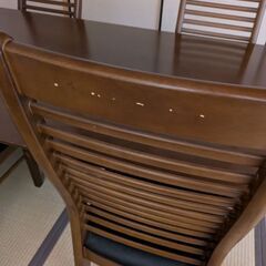 ダイニングテーブルセット6人掛け　商談中の画像