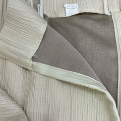 ◆遮光カーテン（大）　270ｃｍ×227ｃｍ　１枚もの　ベージュ　中古の画像