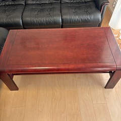 応接セット　本革ソファ　ローテーブルの画像