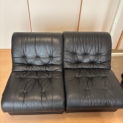 応接セット　本革ソファ　ローテーブルの画像