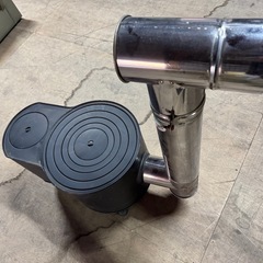 耐熱窓付時計型薪ストーブの画像