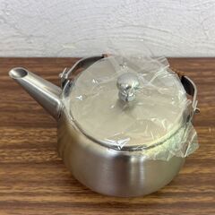 【お売りします】未使用 ステンレス製 ツル付急須 茶器の画像