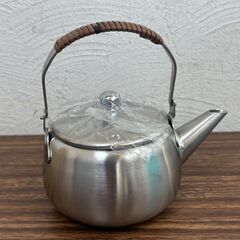 【お売りします】未使用 ステンレス製 ツル付急須 茶器の画像