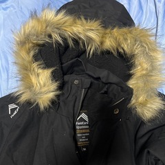 ①上着　ワークマン　M メンズ　取り外し可　フード付き　ファーの画像