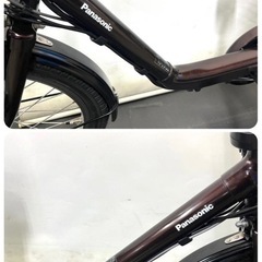 1年保証 新型　パナソニック　ギュット　gyutto 子供乗せ電動アシスト自転車　g1225の画像