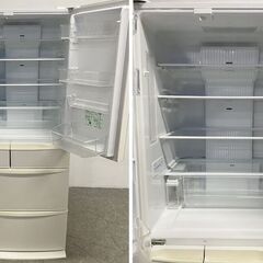 パナソニック Panasonic 6ドア冷凍冷蔵庫 451L 自動製氷 エコナビ Agバイオ抗菌脱臭 NR-FV45S6-W 2020年製 中古家電 店頭引取歓迎 R10264の画像