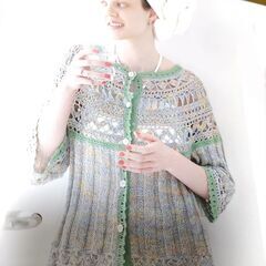 ski krone スキーリエンンシルク夏毛糸 8＋2玉の画像