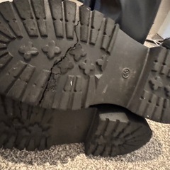 ロングブーツ 黒の画像