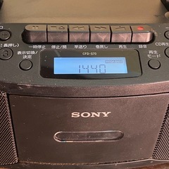 ※ パーソナルオーディオシステム　SONY ソニー　CFD-S70 2019年製　動作確認済みの画像