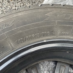 取引中　ホイール付スタッドレスタイヤ4本の画像