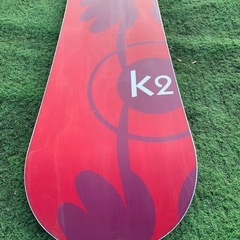 k2スノーボード　145サイドエッジ調整中　ベースワックス済の画像