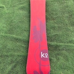 k2スノーボード　145サイドエッジ調整中　ベースワックス済の画像