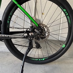 【純正ペダル新品】ジャイアント　GIANT 　マウンテンバイク　自転車　ブラック&グリーンの画像
