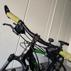 【純正ペダル新品】ジャイアント　GIANT 　マウンテンバイク　自転車　ブラック&グリーンの画像