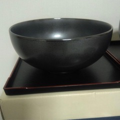 未使用　瑞陶　盛り鉢 5個セット　箸とお盆付きの画像