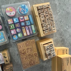 スタンプまとめ売り　アルファベット・数字・イラストの画像
