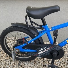 キッズ　自転車　16インチ　アサヒ　サイクルベース　　青色の画像