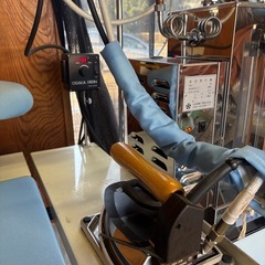 バキュームアイロン台　仕上げ馬付き　オーサカボイラー　大阪電機工業　作動良好　美品　100V の画像