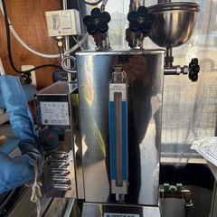 バキュームアイロン台　仕上げ馬付き　オーサカボイラー　大阪電機工業　作動良好　美品　100V の画像