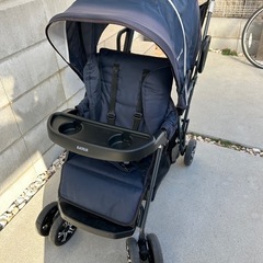 【値下げ】カトージ　二人乗りベビーカー　二人でゴーの画像