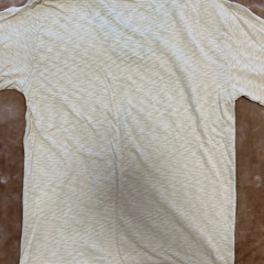 製品タグ付き未使用品rill foxメンズ長袖カットソーサイズL綿コットン男性用紳士服長袖トップス胸囲96-104 肩幅 約45センチ 袖丈　約59.5センチ 身幅　約47センチ 着丈　約65センチベージュグリーンの画像