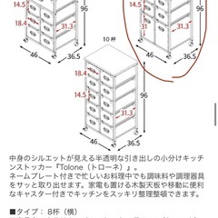 キッチンストッカー　トローネの画像