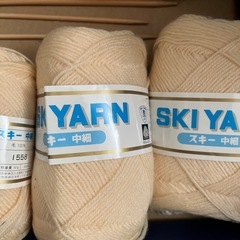 毛糸　編み物の画像