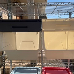 【リサイクルサービス八光】幅38.5㎝　サンカ SANKA 収納ボックス 前開き フロック30 深型 4段階ストッパーの画像