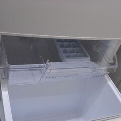 ★8184★（★1台限り★ジモティー特典★引き出しタイプの冷凍室に霜が付かない）三菱電機　2ドア冷蔵庫１４６L　２０２１年製　MR-P15EF-KW　48cm幅　白　霜取り　　高く買取るゾウ八幡東店の画像