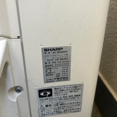 美品♢﻿SHARP♢﻿主に6畳♢﻿空気清浄機能搭載♢﻿プラズマクラスター搭載♢﻿内部洗浄♢﻿無線LAN搭載♢﻿スマートフォン対応の画像