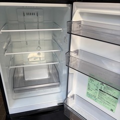 動作確認済み TOSHIBA 東芝 GR-T15BS 2022年製 ブラック 153L 2ドア 冷凍冷蔵庫 ノンフロン冷凍冷蔵庫 家電の画像