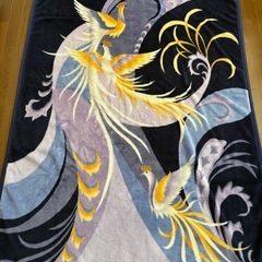 【毛布】 ブルーの画像