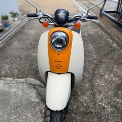 ホンダ AF55 スクーピー スクーター　原付　書類　鍵あり　エンジン始動動画あり　バッテリー新品交換済み　の画像