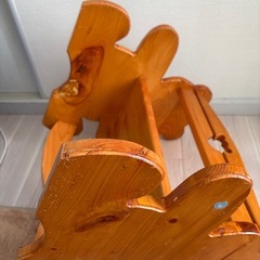 子供用クマ椅子、ベンチの画像