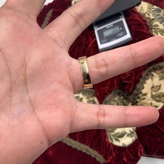 K18 ダイヤモンドリング　8.3g 0.28ct 約14.5号の画像