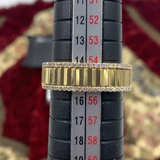 K18 ダイヤモンドリング　8.3g 0.28ct 約14.5号