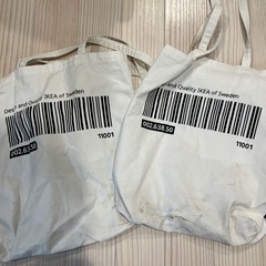 IKEA エコバッグ２つ
の画像