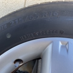 日産純正アルミホイール+タイヤ
の画像
