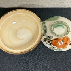 6号　耐熱土鍋　陶雅　　【j365】の画像