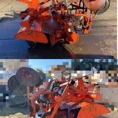 クボタ マルチロータリー RT？ 丸畝 かんしょ マルチ 芋 甘藷 ビニール 3点リンク トラクター 取付 中古 配送可の画像