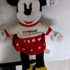 ミニーマウス　ぬいぐるみ①②の画像