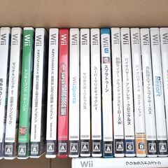 Wii　ソフト　まとめ　60本の画像