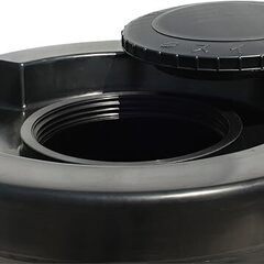 スイコー クリーンタンク 200L (ブラック)　排水蛇口、水位置確認管付き 薬品貯蔵、雨水タンクとしの画像